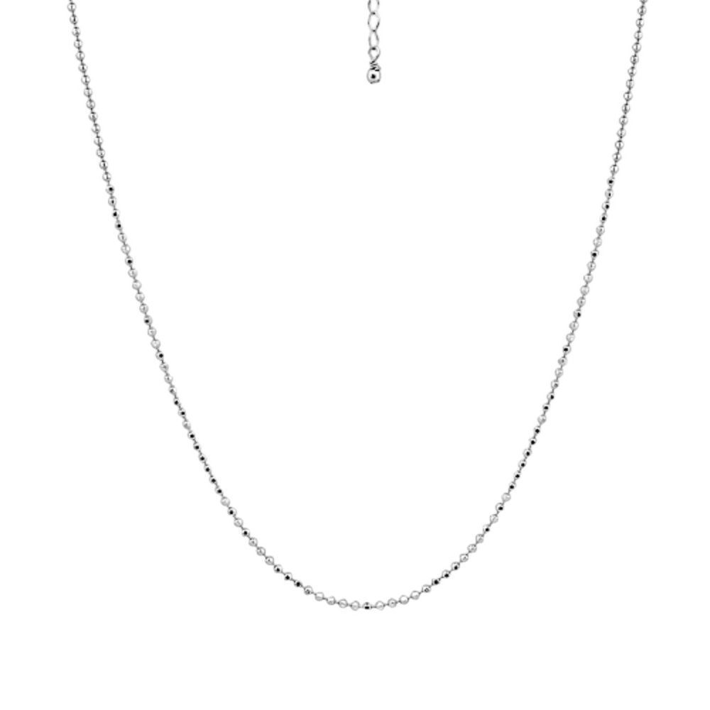 Giani Bernini Sterling Silver bead link chain 16”Necklace
